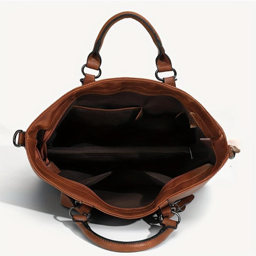 Araceli™ | Bolso tote vintage de elegante estilo clásico