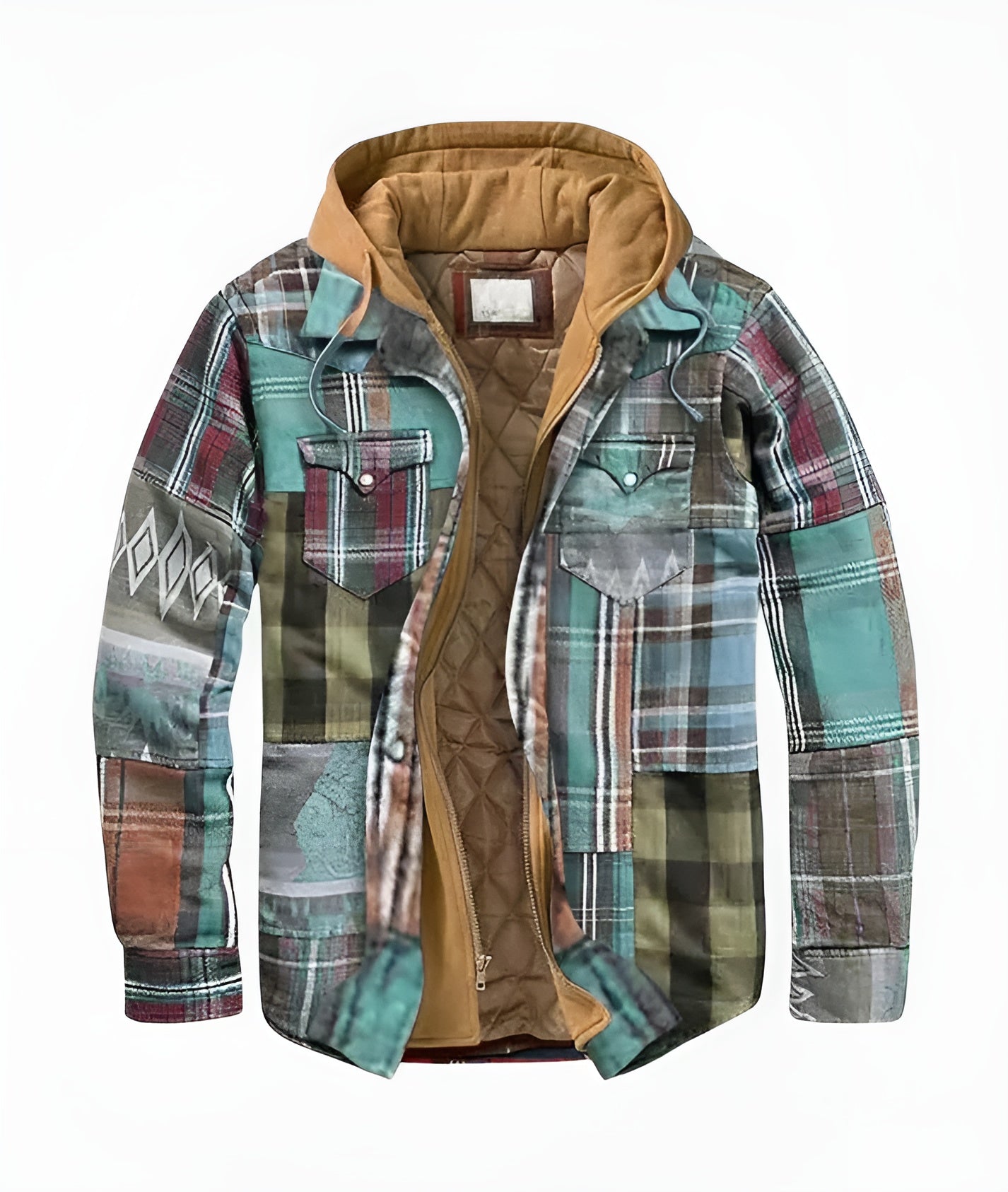 Emilio™ | Chaqueta patchwork de cuadros