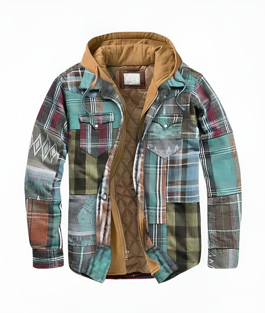 Emilio™ | Chaqueta patchwork de cuadros