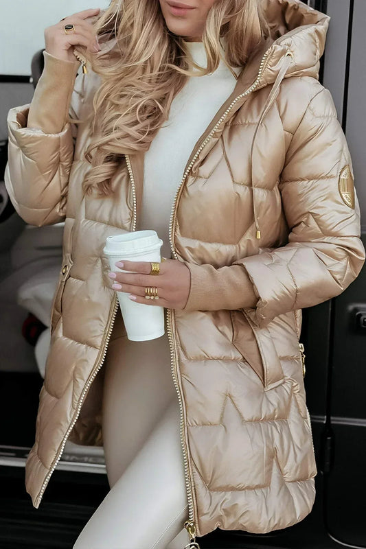Ana™ | Abrigo de Invierno Elegante con Capucha y Acolchado