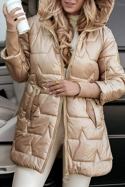 Ana™ | Abrigo de Invierno Elegante con Capucha y Acolchado