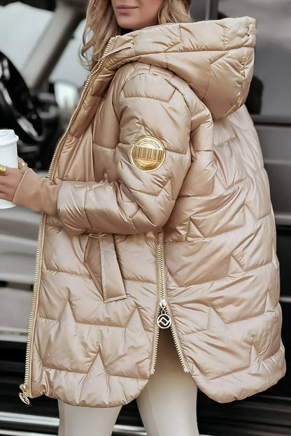 Ana™ | Abrigo de Invierno Elegante con Capucha y Acolchado